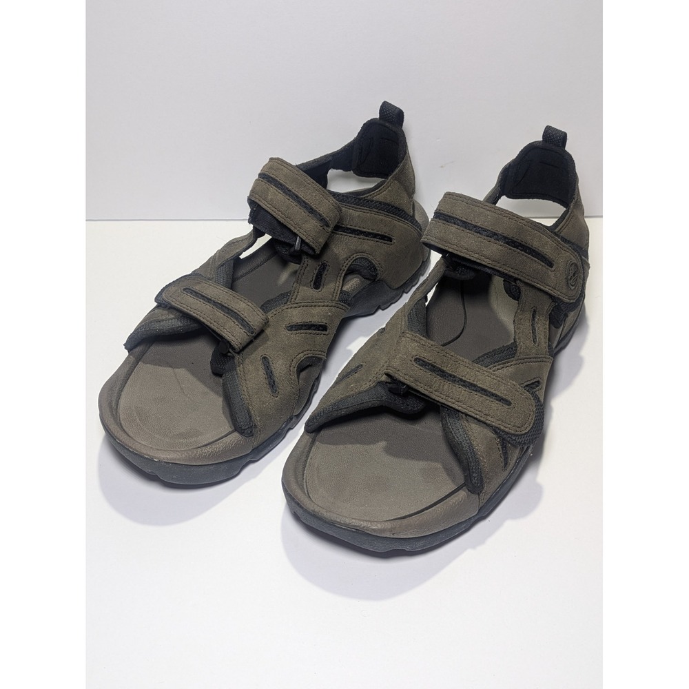 Timberland Mens Trail Sport Sandals Dark Olive Green Adjustable Straps BSFP 11
